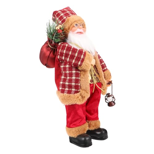 Abaodam 1Stk Elektrischer Weihnachtsmann Christbaumschmuck Gnom Weihnachtsschmuck Schlafzimmer Dekoration Weihnachts Figuren weihnachtsmann Partydekor Plastik Brown von Abaodam