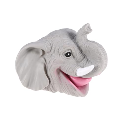 Abaodam 1Stk Handpuppe kinderspielzeug für Withe Elephant plastikenten handspielpuppen Toys zum Fingerbeißen Partyzubehör beißendes Fingerspiel von Abaodam