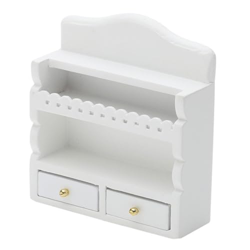 Abaodam 1Stk Puppenhaus Möbel Modell Küchen Regal DIY Miniatur Modellbausätze Kleiner Tisch Puppenhausmöbel Mini-Essen Kitchen küchenwage Gestell Funky Mini-Rack Mini-Regal hölzern Weiß Abaodam 1Stk Puppenhaus Möbel Modell Küchen Regal DIY Miniatur Modellbausätze Kleiner Tisch Puppenhausmöbel Mini-Essen Kitchen küchenwage Gestell Funky Mini-Rack Mini-Regal hölzern Weiß von Abaodam