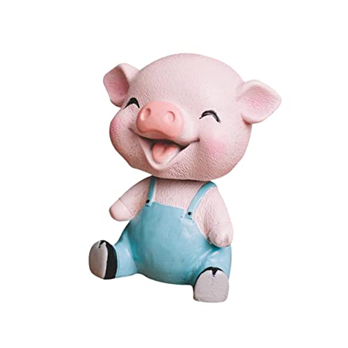 Abaodam Wackelschwein- Aus Kunstharz -ornament Für Zuhause Auto Büro Dekoration Spielzeug Abaodam Wackelschwein- Aus Kunstharz -ornament Für Zuhause Auto Büro Dekoration Spielzeug von Abaodam