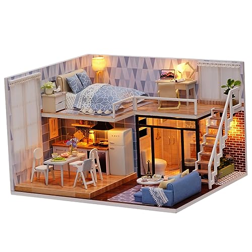 Abaodam 1Stück DIY Miniaturhaus Bausatz Kreatives Puppenhaus für Erwachsene Handgefertigtes zum Basteln Elegantes Design für Kreative Deko Abaodam 1Stück DIY Miniaturhaus Bausatz Kreatives Puppenhaus für Erwachsene Handgefertigtes zum Basteln Elegantes Design für Kreative Deko von Abaodam