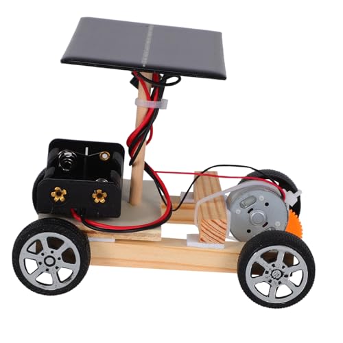 Abaodam Selbstgemacht Solar Elektroauto für Kinder Kreatives Technisches Spielzeug Handgefertigter Schaltungsbausatz Lehrreiches Manuelles Auto Wissenschaftliches Spielzeug von Abaodam