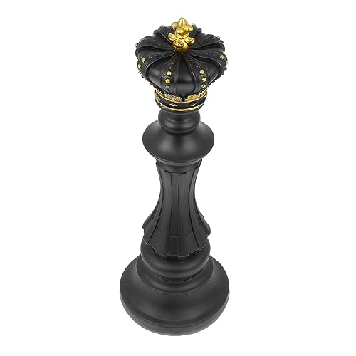 Abaodam 1Stück Dekoratives Harz Schach Dekorationsstück Kreatives Schach Figuren Für Home Office Oder Studienschmuck Mittelgroßer Schwarzer Stilvolle Tischdeko Abaodam 1Stück Dekoratives Harz Schach Dekorationsstück Kreatives Schach Figuren Für Home Office Oder Studienschmuck Mittelgroßer Schwarzer Stilvolle Tischdeko von Abaodam