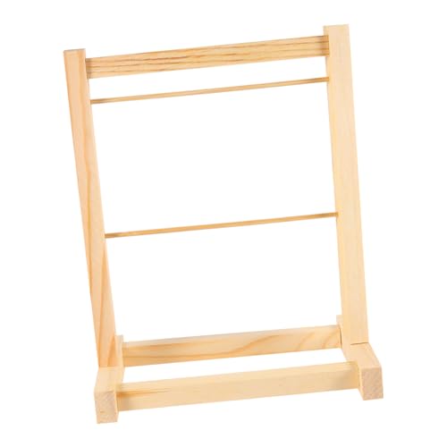 Abaodam 1Stück Holz Kleiderständer für Puppen Mini Puppenkleiderbügel für Puppenkleidung für Kleine Puppen und Spielzeugorganisation Abaodam 1Stück Holz Kleiderständer für Puppen Mini Puppenkleiderbügel für Puppenkleidung für Kleine Puppen und Spielzeugorganisation von Abaodam