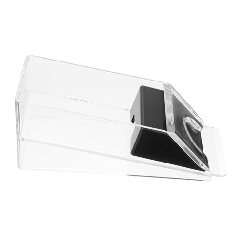 Abaodam 1Stück Kreativer Poker Dispenser für Karten Transparenter Acryl Universelles Spielkarten Zubehör für Pokerabende und Tischspiele Stabil und Langlebig von Abaodam