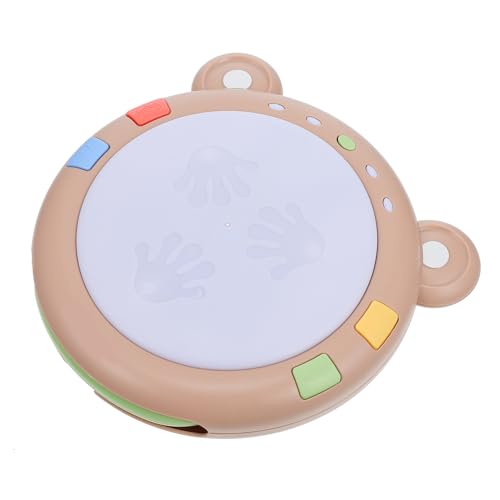 Abaodam 1Stück Kreatives Handtrommelspielzeug für Musikinstrument mit Licht und Griff Fördert Musikalität und Hörfähigkeit für Kleinkinder Bräunlich Grün Abaodam 1Stück Kreatives Handtrommelspielzeug für Musikinstrument mit Licht und Griff Fördert Musikalität und Hörfähigkeit für Kleinkinder Bräunlich Grün von Abaodam