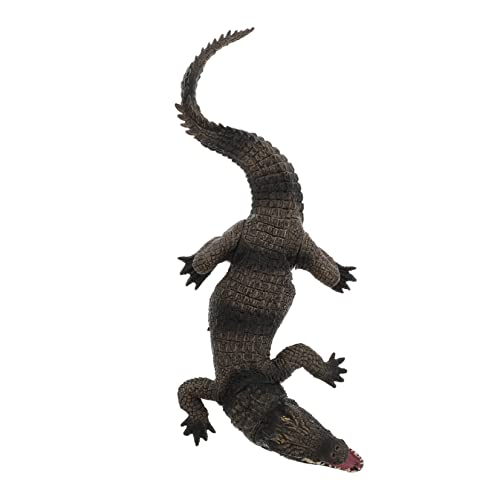 Abaodam Simulation Krokodil Modell Spielzeug für Kinder Kognitives Lernspielzeug Realistisches Wildtier Modell Frühkindliche Bildung 1 Stück von Abaodam