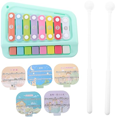 Abaodam Musikspielzeug Für Kleinkinder Handgefertigtes Xylophon-Spielzeug Melodischer Stabile Basis Für Babyspielzeug Kleinkindspielzeug Zufällige Farbe von Abaodam