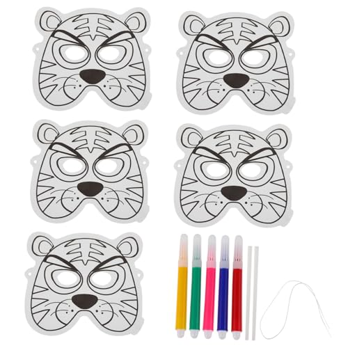 Abaodam 1satz Tier-maske Für Junge Mädchen Unbemalte Graffiti-masken Zum Gestalten Für Geburtstagsfeiern Halloween Und Kreative Bastelprojekte Spaßige Masken Für Imaginative Abaodam 1satz Tier-maske Für Junge Mädchen Unbemalte Graffiti-masken Zum Gestalten Für Geburtstagsfeiern Halloween Und Kreative Bastelprojekte Spaßige Masken Für Imaginative von Abaodam