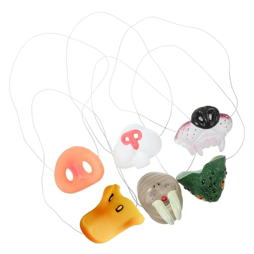 Abaodam 1satz Tierische Halloween-nasenmasken Teiliges Cosplay Zubehör Für Kostümparty Realistische Tiernasen Schwein Hase Frosch Walross Ente Für Kreative Verkleidungen Abaodam 1satz Tierische Halloween-nasenmasken Teiliges Cosplay Zubehör Für Kostümparty Realistische Tiernasen Schwein Hase Frosch Walross Ente Für Kreative Verkleidungen von Abaodam
