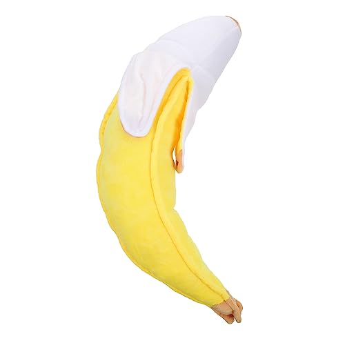 Abaodam 1stk Bananenkissen Plüschkissen Für Kinder Schlafpuppe Mit Langem Kissen Partygeschenke Für Kinder Dekokissen Für Kinder Superweiches Spielzeug Flauschiges Kissen Spielzeuge Stoff von Abaodam