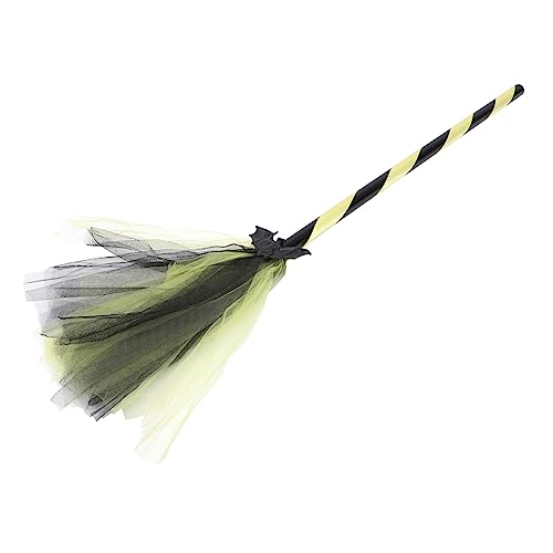 Abaodam 1stk Fledermausmaschenbesen Halloween- -besenstiel-Dekoration Halloween-Dekorationen Im Freien Hexenbesen Halloween Herbstdekoration Fledermaus- Neon Gittergewebe Yellow Abaodam 1stk Fledermausmaschenbesen Halloween- -besenstiel-Dekoration Halloween-Dekorationen Im Freien Hexenbesen Halloween Herbstdekoration Fledermaus- Neon Gittergewebe Yellow von Abaodam