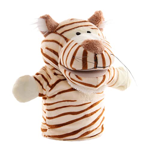 Abaodam Cartoon-handpuppe Tiger-puppenspielzeug Interaktives Plüschspielzeug Entwicklungsspielzeug Für Jungen Und Mädchen Sichere Eltern- -interaktion von Abaodam