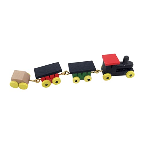 Abaodam 112 Mini-eisenbahnschienen-Spielzeug Für Jungen Rollenspiel-Spielzeug Miniatur-möbelset Rollenspiel-Spielzeug Mini-Eisenbahn-Ornament Für Jungen Und Mädchen von Abaodam