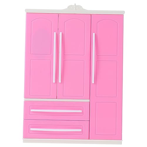 Abaodam 1stk Puppenkleiderschrank Puppenmöbel Kleine Hausbedarf Puppenspielzeug Möbel Schrank Kleiderschrank Für Puppenkleider Mini-hausmöbelzubehör Puppengarderobe Puppenschrank Abs Rosa Abaodam 1stk Puppenkleiderschrank Puppenmöbel Kleine Hausbedarf Puppenspielzeug Möbel Schrank Kleiderschrank Für Puppenkleider Mini-hausmöbelzubehör Puppengarderobe Puppenschrank Abs Rosa von Abaodam