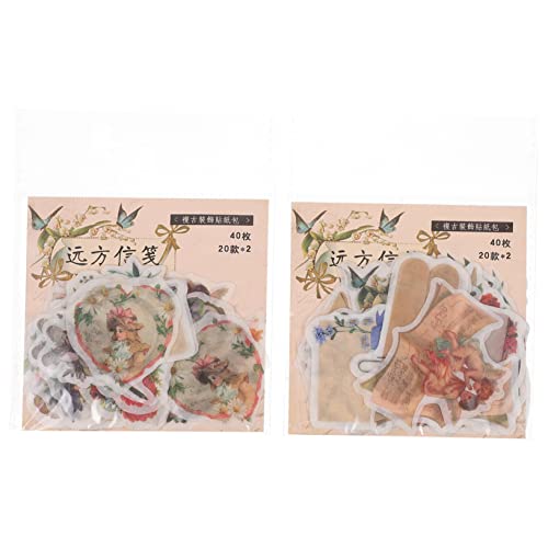 Abaodam 2 Boxen Dekorativer Scrapbook-Aufkleber DIY Crafting-Aufkleber Noten Aufkleber Abaodam 2 Boxen Dekorativer Scrapbook-Aufkleber DIY Crafting-Aufkleber Noten Aufkleber von Abaodam