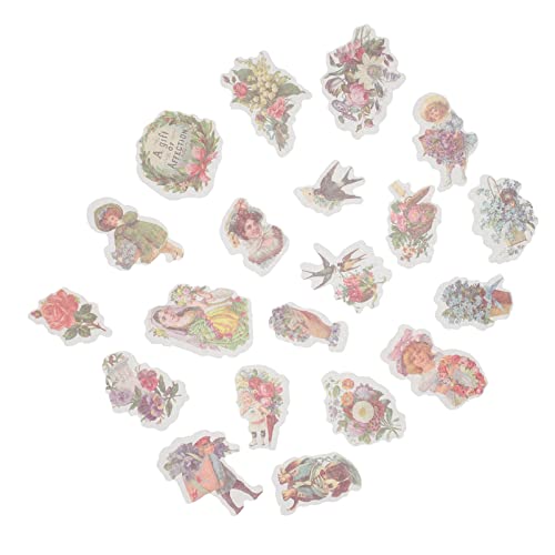 Abaodam Dekorative Materialaufkleber – 2 Packungen Mit Selbstklebenden Aufklebern Planer-aufklebern Scrapbook-Dekorationen von Abaodam