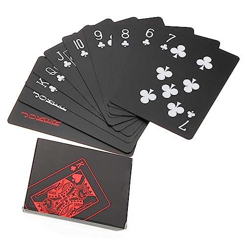 Abaodam 2 Kisten Geschenk für Spiel Spielkarten tragbare Karten Popular plastikkarten Geschenke Kartenspielen gedruckte Karten unterhaltsame Karten Rechteck Schachbrett Unterhaltungskarte von Abaodam