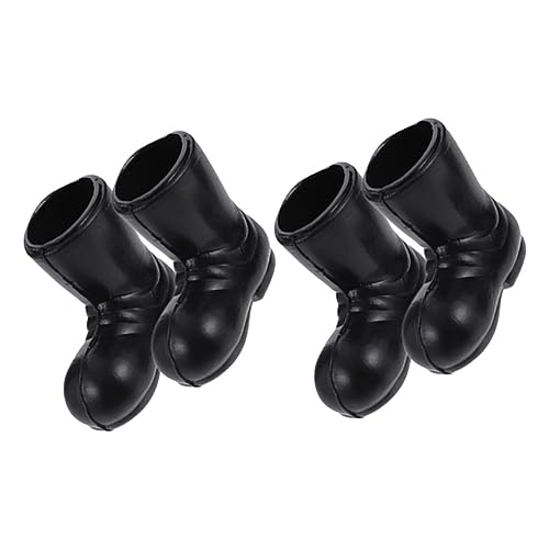 Abaodam 2 Paar Miniaturschuhe Verzierungen Weihnachtsschuhe Modelle Spielhaus Ornamente Stiefel Verzierung Schwarz Kunststoff Abaodam 2 Paar Miniaturschuhe Verzierungen Weihnachtsschuhe Modelle Spielhaus Ornamente Stiefel Verzierung Schwarz Kunststoff von Abaodam