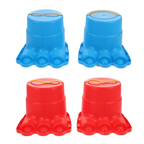 Abaodam Kunststoff Kinder Stelzen Spielzeug 2 Paare Beweglichkeitstrainingsspielzeug für Outdoor Indoor Sensorisches Trainingsspielzeug für Gleichgewichtstraining Spaß für Kinder Abaodam Kunststoff Kinder Stelzen Spielzeug 2 Paare Beweglichkeitstrainingsspielzeug für Outdoor Indoor Sensorisches Trainingsspielzeug für Gleichgewichtstraining Spaß für Kinder von Abaodam