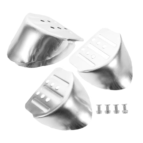 Abaodam 2 Paare Stelzenbasiszubehör Stelzenabsatzhalterung Ersatzteile Für Trockenbaustelzen Teile Für Trockenbau-stelzen Fersenklammern Silver Aluminiumlegierung von Abaodam