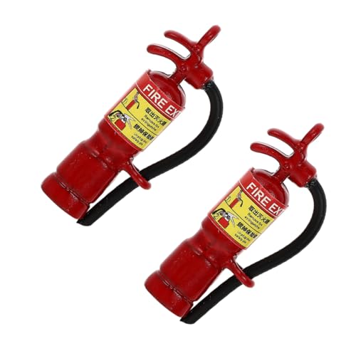 Abaodam Miniatur-feuerlöscher Für Puppenhaus Mini-hausdekor Legierung Outdoor-Werkzeuge Maßstab 1:12 Glatte Und Feine Verarbeitung von Abaodam