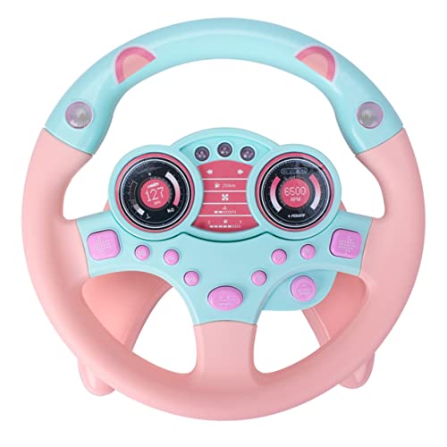 Abaodam 2 STK Simulationslenkrad Steering Wheel Toy Lernspielzeug für Kinder Krippenspielzeug für Kinder Spielzeug spielzeuge Intelligenzspielzeug Lenkradspielzeug für Kinder Wagen von Abaodam