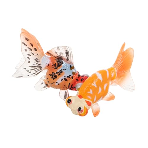 Abaodam „Spielen 2 Künstliche Fischspielzeuge Aus Kunststoff Aquarium-Dekoration Mit Meeresmotiven Lern- Und Verantwortungsspielzeug von Abaodam