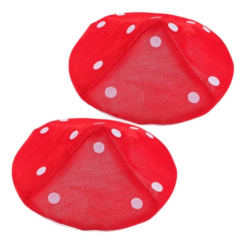 Abaodam 2 STÜCK Teiliges Rotes Pilzhut für Lustige Partyhüte mit Elastischem Band Vielseitig Einsetzbar für Kostüm Halloween Geburtstagsfeiern und Fotoshootings Abaodam 2 STÜCK Teiliges Rotes Pilzhut für Lustige Partyhüte mit Elastischem Band Vielseitig Einsetzbar für Kostüm Halloween Geburtstagsfeiern und Fotoshootings von Abaodam