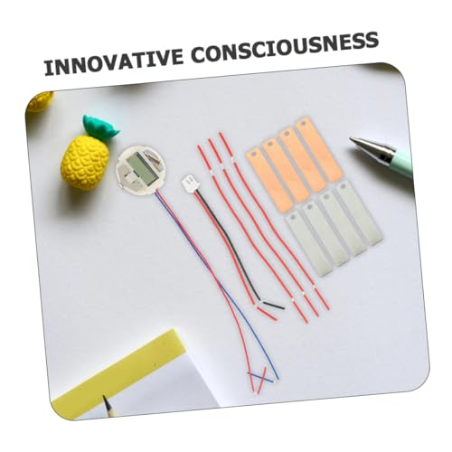 Abaodam 2 Sätze DIY Fruchtbatterie Experimentierkasten für Schüler Leicht Zusammenbaubar Pädagogisches Wissenschaftsspielzeug zur Stromerzeugung aus Obst Fördert Kreativität und Lernen von Abaodam
