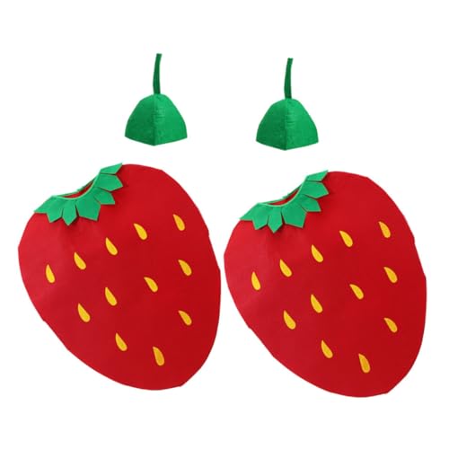Abaodam 2 Sätze Erdbeer sitzen Kostüm kleinkind ärmellos Halloweenkostüm Kostüme Jungs kinderkostum halloween Kleidung Obst Kostümkleid Kostüm für Gemüsehut-Kostüm Vlies Abaodam 2 Sätze Erdbeer sitzen Kostüm kleinkind ärmellos Halloweenkostüm Kostüme Jungs kinderkostum halloween Kleidung Obst Kostümkleid Kostüm für Gemüsehut-Kostüm Vlies von Abaodam