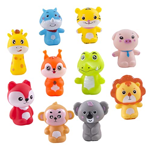 Abaodam Fingerpuppen Für Kleinkinder 2er-Set Tierhandpuppen Lernspielzeug Weich Und Flexibel Für Kinder Geschichtenerzählen Rollenspiele Abaodam Fingerpuppen Für Kleinkinder 2er-Set Tierhandpuppen Lernspielzeug Weich Und Flexibel Für Kinder Geschichtenerzählen Rollenspiele von Abaodam
