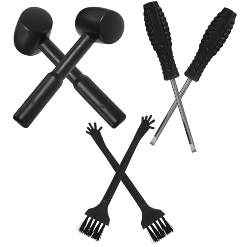 Abaodam 2 Sätze Graben Werkzeuge Klauenhammer Junge Werkzeuge Outdoor Werkzeug für Kindergarten-Set Bauwerkzeuge für Metall Black Abaodam 2 Sätze Graben Werkzeuge Klauenhammer Junge Werkzeuge Outdoor Werkzeug für Kindergarten-Set Bauwerkzeuge für Metall Black von Abaodam