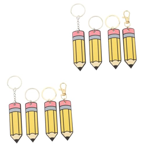 Abaodam 2 Sätze Holz Schlüsselanhänger Teilig Bleistift Design Handgefertigt Für Handtaschen Rucksäcke Und Schlüsselbunde Stilvolles Und Accessoire Für Frauen 4 Stück * 2 Abaodam 2 Sätze Holz Schlüsselanhänger Teilig Bleistift Design Handgefertigt Für Handtaschen Rucksäcke Und Schlüsselbunde Stilvolles Und Accessoire Für Frauen 4 Stück * 2 von Abaodam