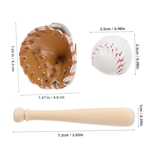 Abaodam 2 Sätze Kleine Baseball Softball Modelle Kindersichere für Jungen Realistische Sport miniaturen für Partys Zimmerdekoration und Sportliches Lernen Abaodam 2 Sätze Kleine Baseball Softball Modelle Kindersichere für Jungen Realistische Sport miniaturen für Partys Zimmerdekoration und Sportliches Lernen von Abaodam