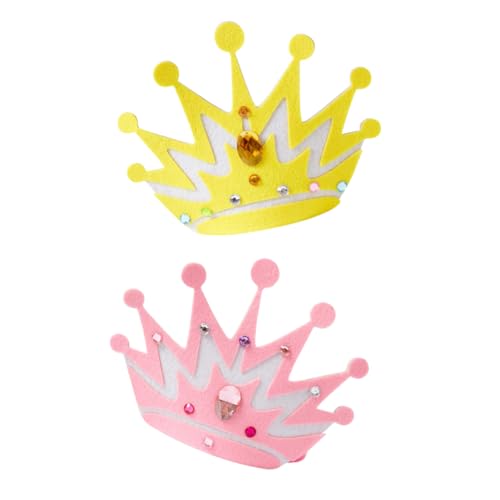 Abaodam Party-kronen-set Für Jungen Und Mädchen 2-teiliges Set Geburtstagskronenhut Für Jungen Und Mädchen Kreative Kronen von Abaodam
