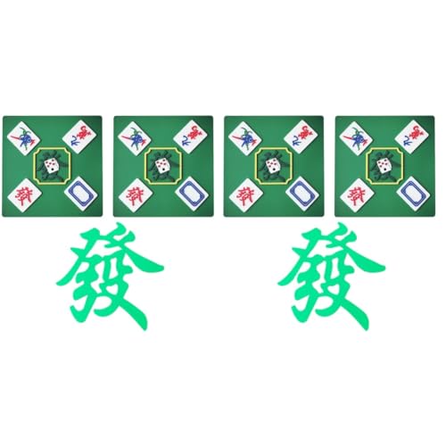 Abaodam 2 Sätze Kuchendekoration The Wedding Party Hochzeitsparty Geburtstagstorte Mahjong Schmückt Simulierter Mahjong-kuchen Ziert Kuchen-mahjong- Zarte Tortenverzierung 3 Stück * 2 von Abaodam