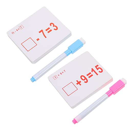 Abaodam 2 Sätze Lernspielzeug Rechen Übungskarten mit Stift Wiederbeschreibbare Mathe Flash Cards für Addition Subtraktion Montessori Förderspielzeug Ab Jahre Frühe Mathe Lernkarten für Abaodam 2 Sätze Lernspielzeug Rechen Übungskarten mit Stift Wiederbeschreibbare Mathe Flash Cards für Addition Subtraktion Montessori Förderspielzeug Ab Jahre Frühe Mathe Lernkarten für von Abaodam