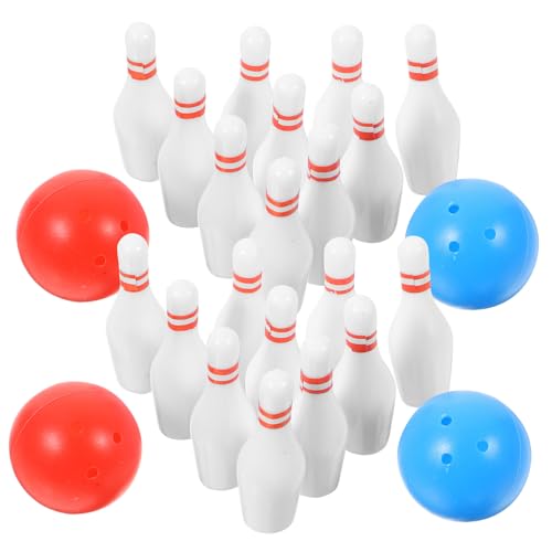 Abaodam 2 Sätze Miniatur Bowling Modell mit Roten und Blauen Kugeln Flaschen Perfektes Zubehör für Mini Häuser für Kinderzimmerdekoration und Geburtstagsfeiern Abaodam 2 Sätze Miniatur Bowling Modell mit Roten und Blauen Kugeln Flaschen Perfektes Zubehör für Mini Häuser für Kinderzimmerdekoration und Geburtstagsfeiern von Abaodam