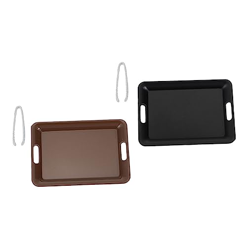 Abaodam 2 Sätze Miniature Brotkörbe und Klammern Puppenhaus Küchenzubehör Miniatur Deko für Maßstab Spielzeughaus Essenszubehör für Sammler Abaodam 2 Sätze Miniature Brotkörbe und Klammern Puppenhaus Küchenzubehör Miniatur Deko für Maßstab Spielzeughaus Essenszubehör für Sammler von Abaodam