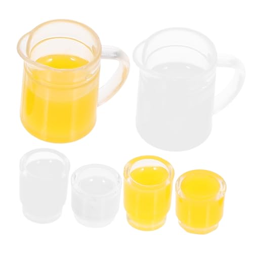 Abaodam 2 Sätze Puppenstubengetränk Rollenspielzubehör Küchenrequisiten Vorgeben Puppenhaus Krugbecher Krug Für Puppenhaus Mini-tassen Miniatur-saftmodelle Mini-wasserkocher Plastik Abaodam 2 Sätze Puppenstubengetränk Rollenspielzubehör Küchenrequisiten Vorgeben Puppenhaus Krugbecher Krug Für Puppenhaus Mini-tassen Miniatur-saftmodelle Mini-wasserkocher Plastik von Abaodam