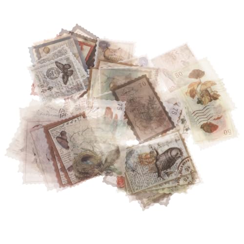 Abaodam Scrapbooking-Aufkleber Im Vintage-Stil 2 Sets Mit Je 60 Blättern Papiermaterial Leicht Abzureißen Zum Basteln Und Für Albumdekorationen Abaodam Scrapbooking-Aufkleber Im Vintage-Stil 2 Sets Mit Je 60 Blättern Papiermaterial Leicht Abzureißen Zum Basteln Und Für Albumdekorationen von Abaodam