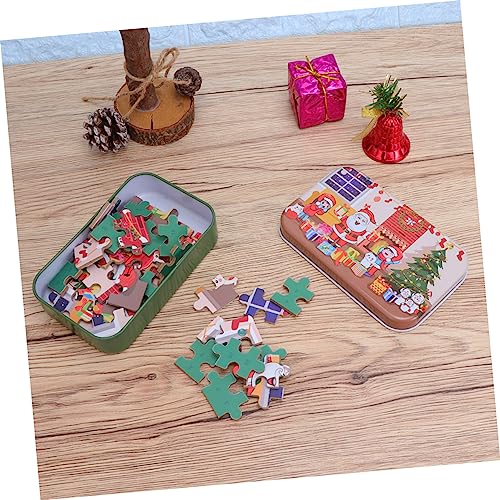 Abaodam 2 Sätze Weihnachtliches Holzpuzzle Pädagogisches DIY Puzzle für Fördert Kognitive Fähigkeiten und Kreatives für Gemeinsames und Lernen Abaodam 2 Sätze Weihnachtliches Holzpuzzle Pädagogisches DIY Puzzle für Fördert Kognitive Fähigkeiten und Kreatives für Gemeinsames und Lernen von Abaodam