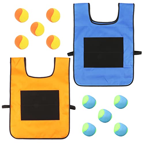 Abaodam 2 Sätze klebriger Jersey Ball Bausätze stachelig interaktives Outdoor Toys Kinderspielzeug für Gruppenspiele Stoff von Abaodam