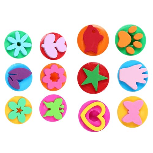 Abaodam 2 Satz 12 Stück DIY Ziehwalzendichtung Namensstempel Für Kleidung Kinderstempel Briefmarken Markierungen Für Benutzerdefinierter Stempel Stempeln von Abaodam