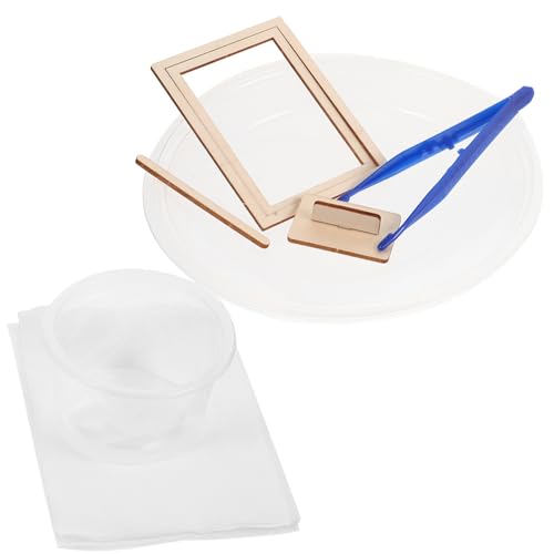 Abaodam 2 Sets DIY Tablett Zur Papierherstellung Kleiner Tisch Mit Schirmloch Mag Bildschirm Deckle Papier Sternstreifen Quilling Brett Set Basteln Für Erwachsene Pop Abaodam 2 Sets DIY Tablett Zur Papierherstellung Kleiner Tisch Mit Schirmloch Mag Bildschirm Deckle Papier Sternstreifen Quilling Brett Set Basteln Für Erwachsene Pop von Abaodam
