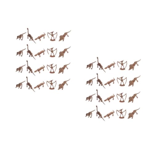 Abaodam 2 Sets Mini-Dinosaurier-Figuren für zufälligen Stil, realistische Tierform für Fantasie und kreatives Spielen, für Partys und Geschenktüten, 24 Stück Abaodam 2 Sets Mini-Dinosaurier-Figuren für zufälligen Stil, realistische Tierform für Fantasie und kreatives Spielen, für Partys und Geschenktüten, 24 Stück von Abaodam