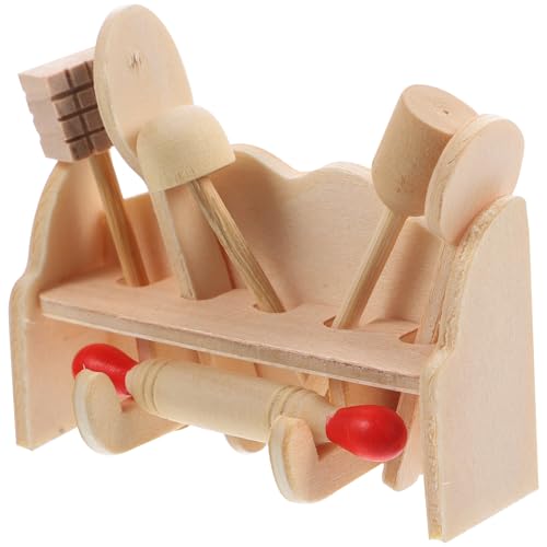 Abaodam 2 Sets Mini-küchenzubehör-Spielzeug Für Kinder Spielzeugküche Lebensmittel Miniatur-puppenhaus-zubehör-Set von Abaodam