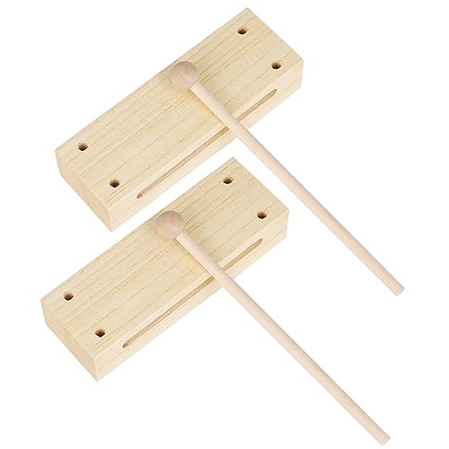 Abaodam 2 Sets Rhythmus-Musikblöcke Percussion-Instrumenten-Set mit Schlägeln für Rhythmusunterricht und Musikerziehung Abaodam 2 Sets Rhythmus-Musikblöcke Percussion-Instrumenten-Set mit Schlägeln für Rhythmusunterricht und Musikerziehung von Abaodam