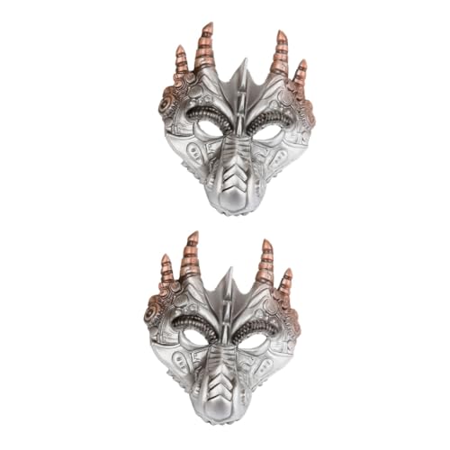 Abaodam 2 Stk Drachenmaske für Halloween kostüm halloween kostüme halloween heiligen Tiermasken für Erwachsene Kind Maskerade-Maske Halloween-Maske Party-Maske dreidimensional Kleidung 3d von Abaodam